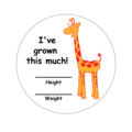 Nevs I've Grown This Much 1-15/16" circle Fun-119